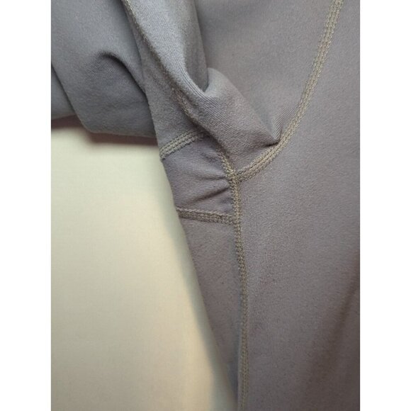 Athleta Salutation 7/8 Yoga Leggings High-Rise In Powervita Gray Size Small - Picture 4 of 16